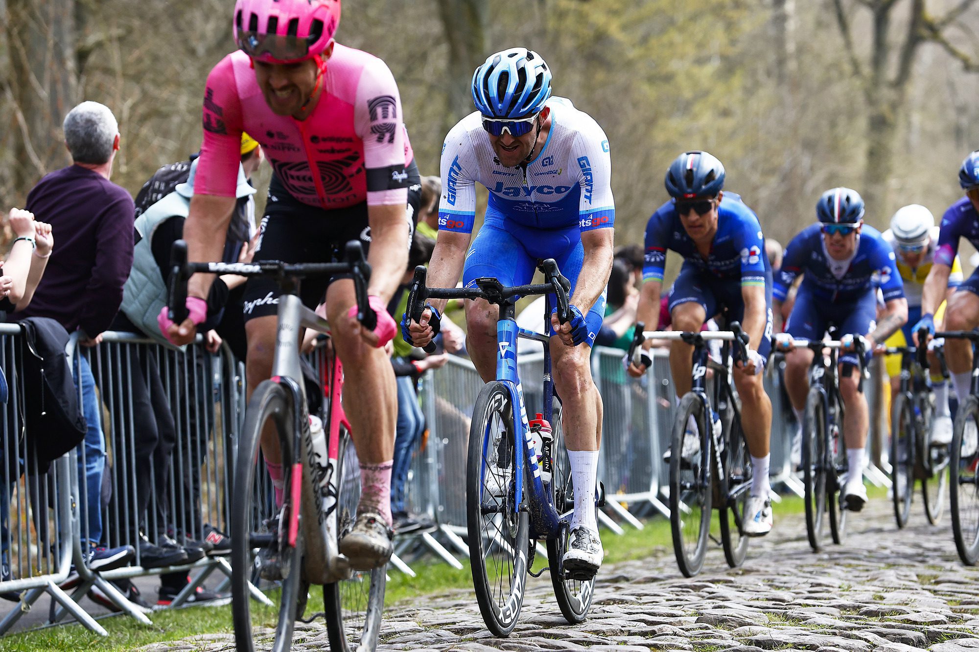 Luke Durbridge cycling at Paris Roubaix 2023